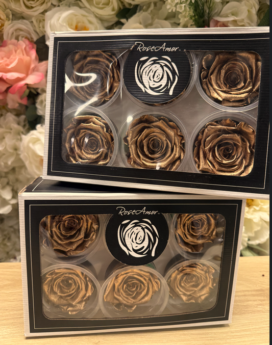 GOLD Eternal Preserved Roses